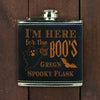 Personalized Flask - "Here for the BOOs"