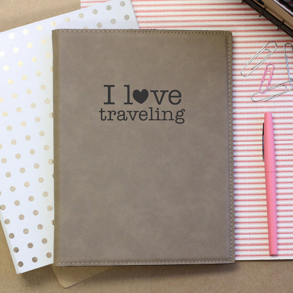"I love Traveling" Notebook