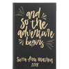 Personalized Notepad or Personalized Journal: And So The Adventure Begins