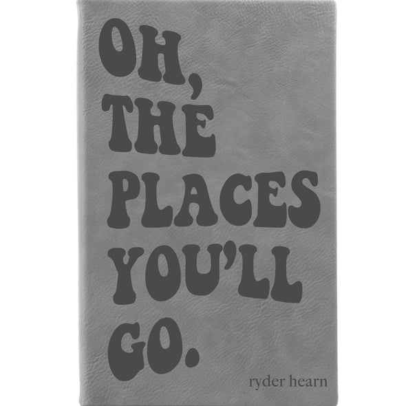 Personalized Journal - "Oh, The Places You'll Go"