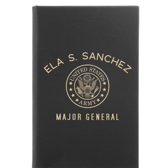 Personalized Journal - "Major General Army"
