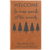Personalized Notepad or Personalized Journal: Welcome to Our Neck of the Woods