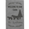 Personalized Journal, Notebook welcome to our cabin