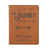 Custom Passport Holder, "... and so the journey begins"