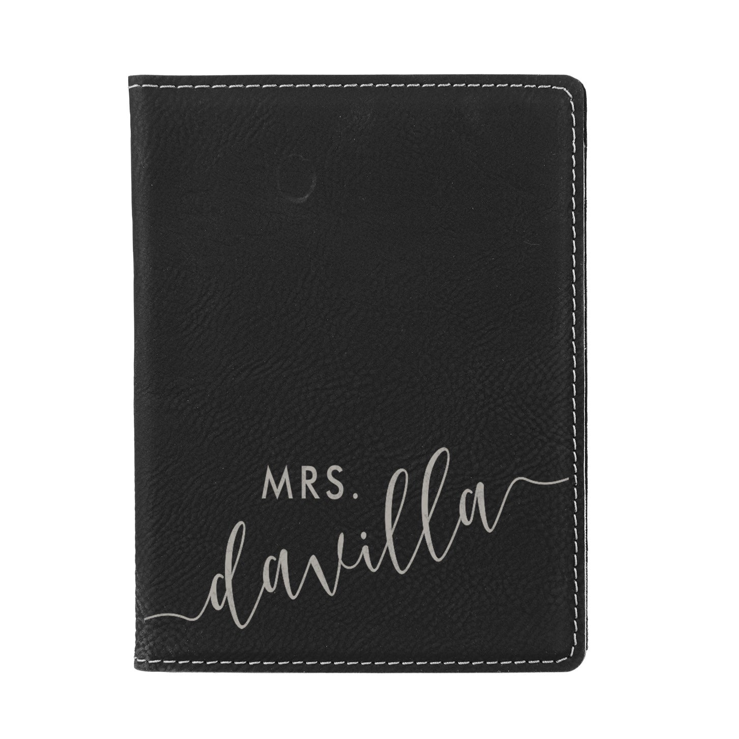 Mr and Mrs passport cover (Black, White)