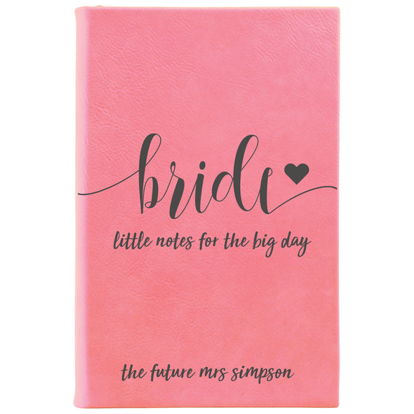 Personalized Journal - "Little Notes For The Big Day"