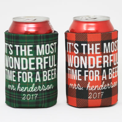 His and Hers - Wonderful Time For A Beer, Beverage Holder