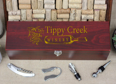 Wine Box with Tools, Tippy Creek