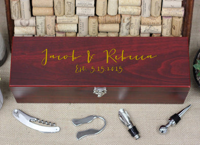 Wine Box with Tools, Jacob Rebecca
