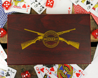Personalized Card and Dice Set - "Rifles"