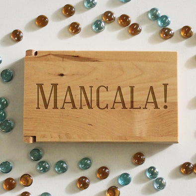 Personalized Engraved Mancala Set - "Mancala!"