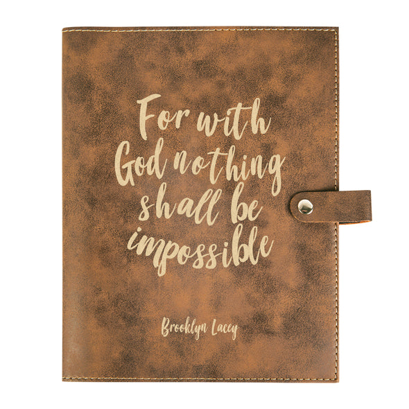 Personalized Bible Cover, Snap Cover, Custom Bible Cover, Customized Bible Cover, Engraved Bible Cover, Inspirational Bible Cover
