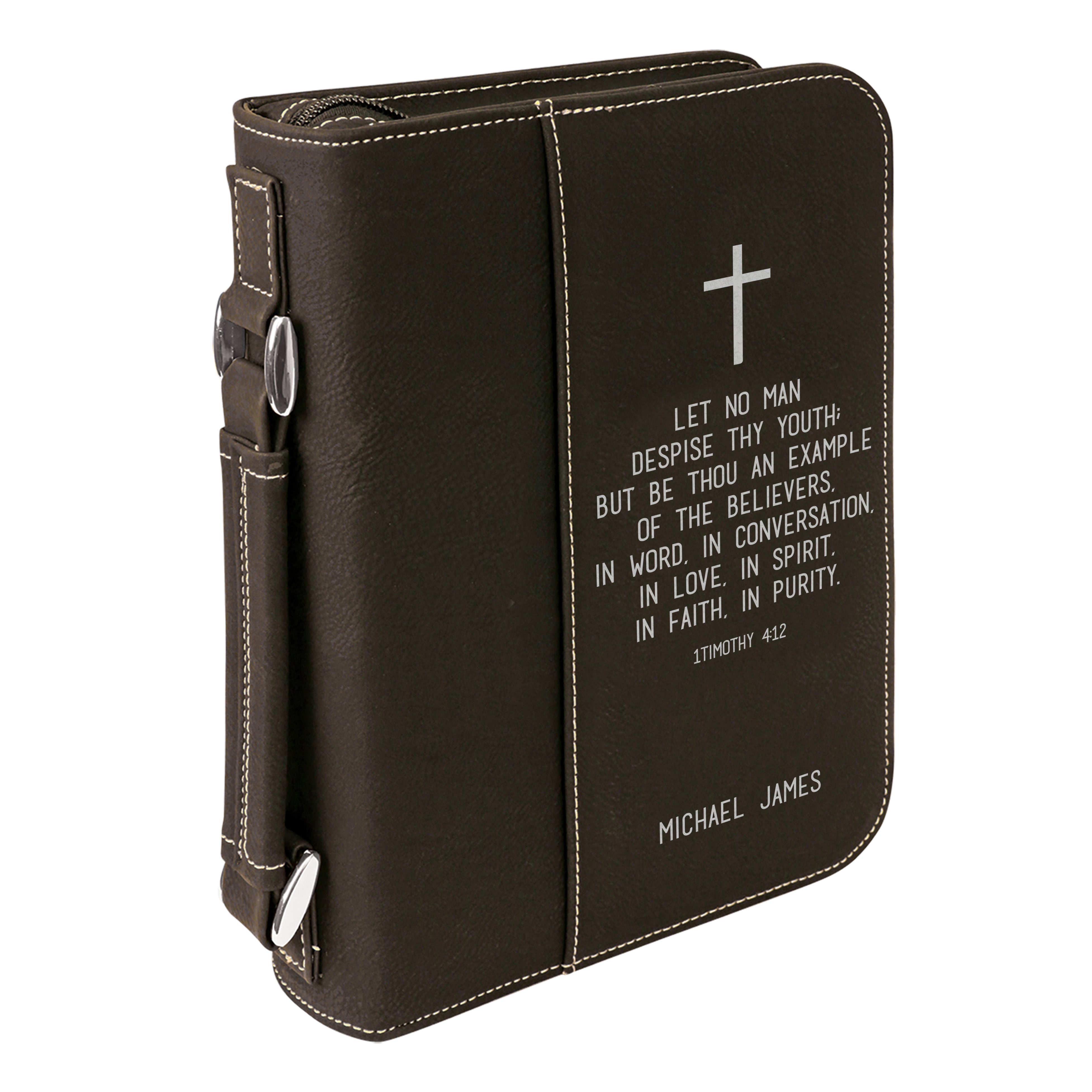 Bible Covers For Men Waterproof Book Carrying Case Travel Bible Case - View #7