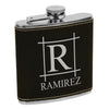 Big Initial & Name Flask, Custom Engraved Flask with Name, Custom Flask, Personalized Flask