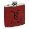 Big Initial & Name Flask, Custom Engraved Flask with Name, Custom Flask, Personalized Flask