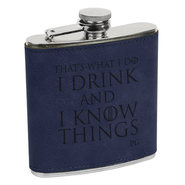 Game of Thrones Flask, Custom Engraved Flask with Initials, Custom Flask, Personalized Flask