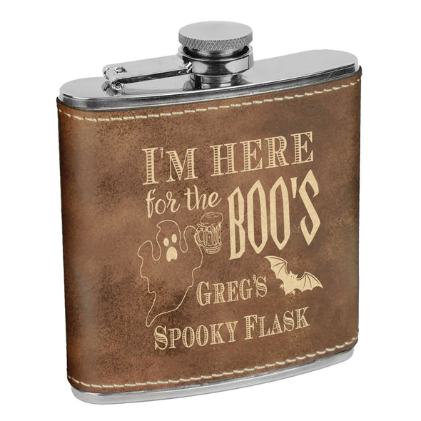 Custom Halloween Flask, Ship Captain Flask, Custom Flask, Personalized Flask