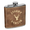Deer Flask, Custom Name Flask, Groomsman Flask, Custom Flask, Personalized Flask