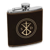 Captains Flask, Custom Initial Order, Custom Flask, Personalized Flask