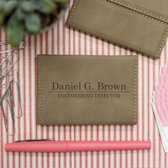 Business Card Holder "Daniel Brown"