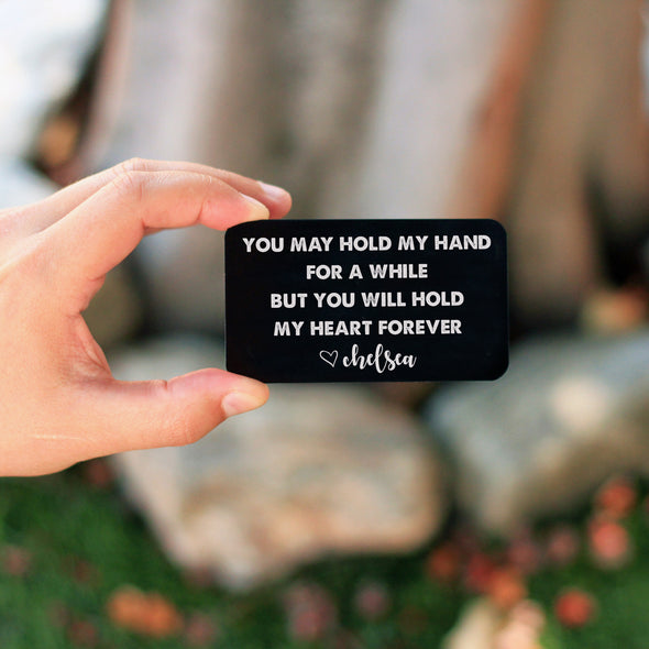Wallet Note Insert - You May Hold My Hand