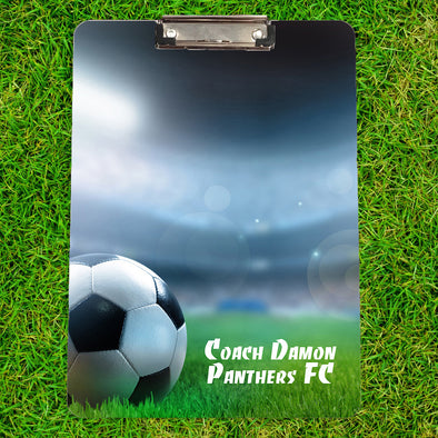 Personalized Soccer Coach Clipboard