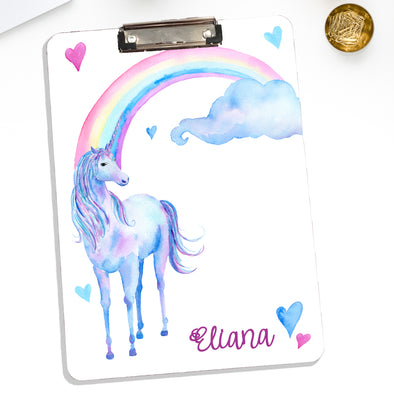 Personalized Clipboard Unicorn Theme