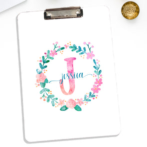 Personalized Clipboard Reef With Initial