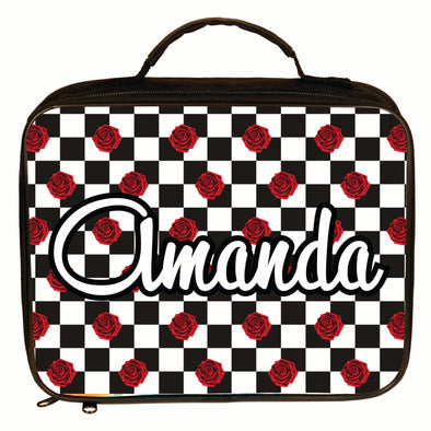 Custom Checkers & Roses Lunch Pail for Kids