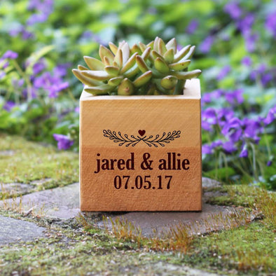 Flower Box - "Names With Established Date"