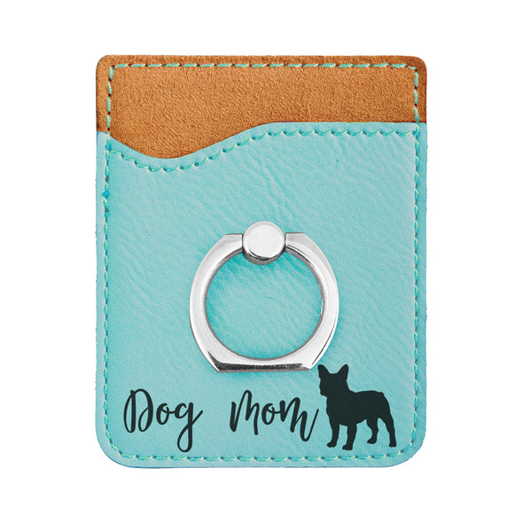 Personalized Phone Wallet, Dog Mom, Pet Lover, Cell Phone Wallet with Stand, Credit Card Holder, Phone Pocket, Card Caddy, iPhone Wallet Case, Card Holder, Cell Phone Caddy