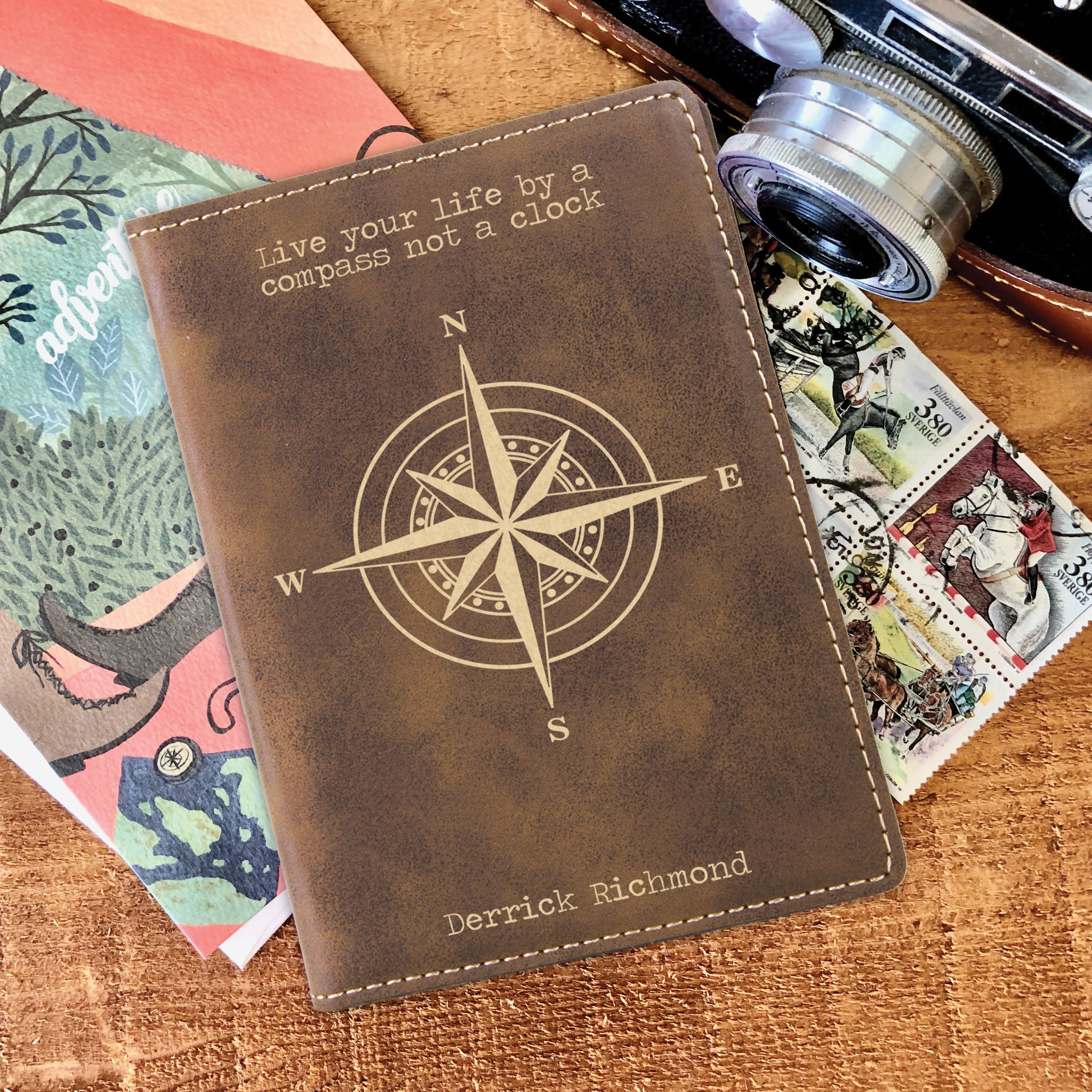 Leatherette Passport Cover – Professional Artwork