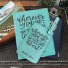 Passport Cover & Luggage Tag Set, Personalized Graduation Gift "Heater Renee"
