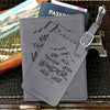 Passport Cover & Luggage Tag Set, Personalized Graduation Gift "Thomas Riley"