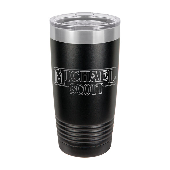 Stranger Things Theme Insulated Cup, Insulated Thermos, Travel Cup, Personalized Cup, Custom Thermos "Michael"