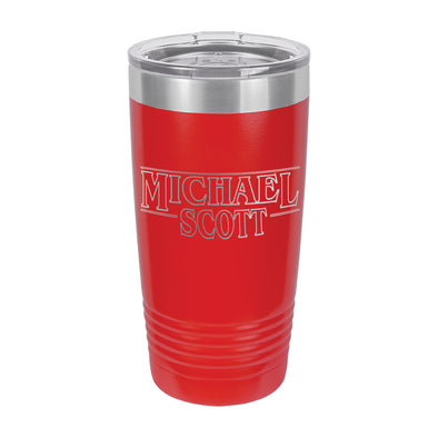 Stranger Things Theme Insulated Cup, Insulated Thermos, Travel Cup, Personalized Cup, Custom Thermos "Michael"