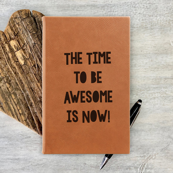 Custom Journal, Cute Journal, Personalized Journal "Time to be Awesome"