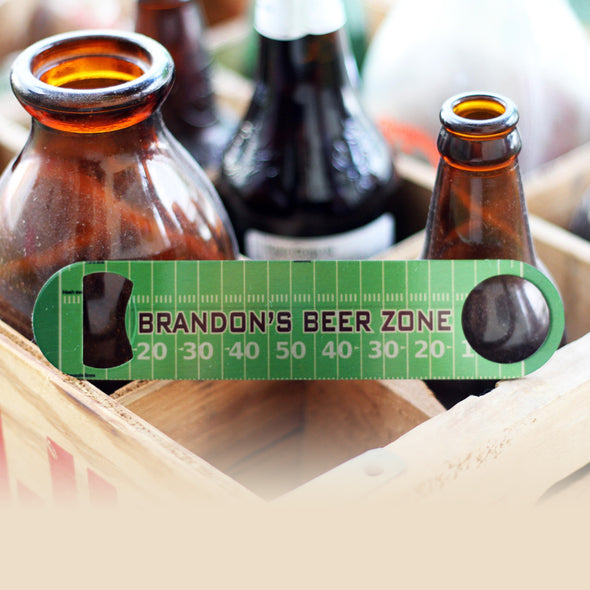 Personalized Bottle Opener - "Brandon's Beer Zone"