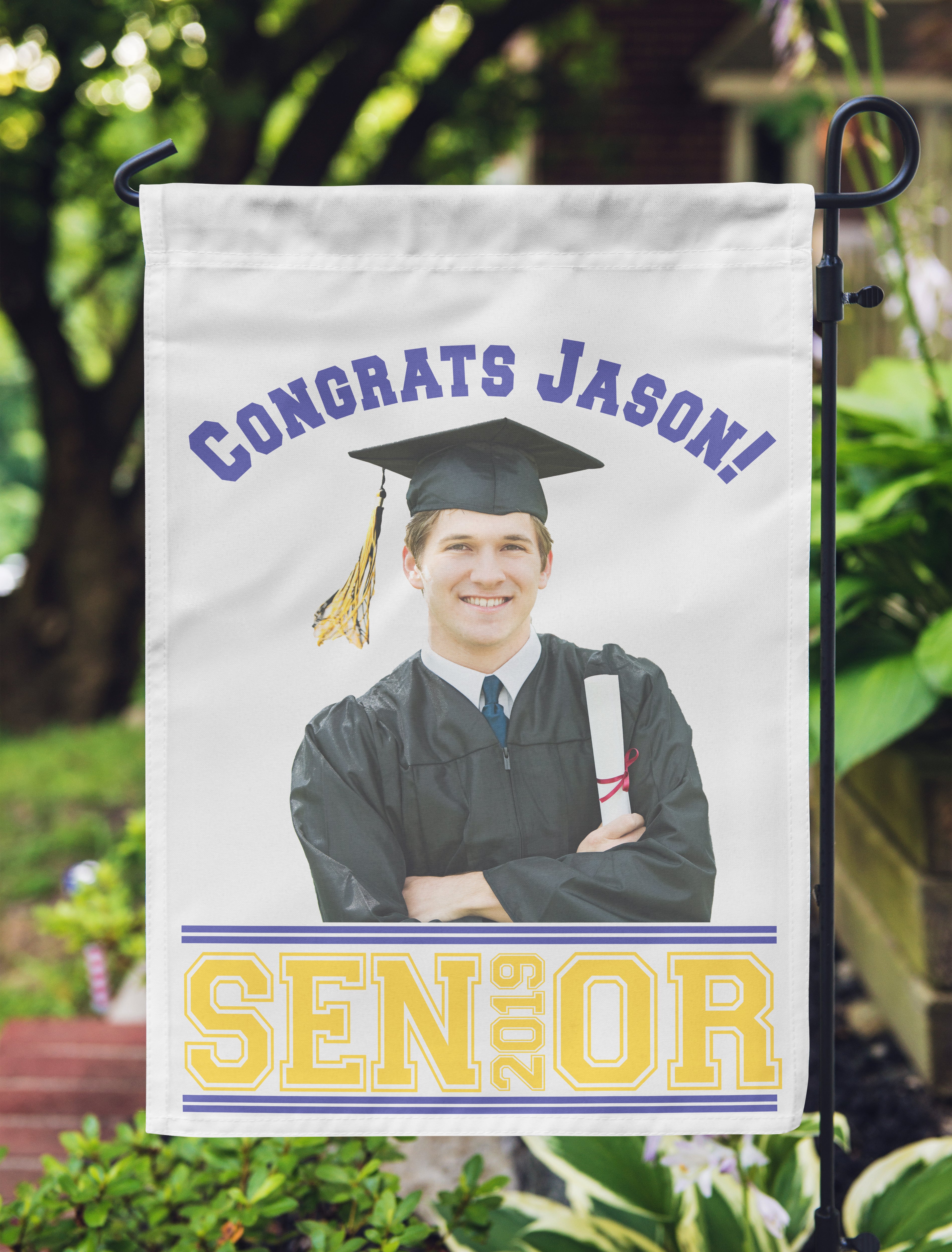 24X36 GRADUATION GARDEN FLAG BANNER 2'x3' - Foto 12