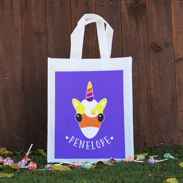 Trick or Treat Bag - Penelope, Candycorn Unicorn