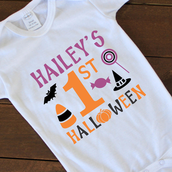 Onesie - Hailey's First Halloween