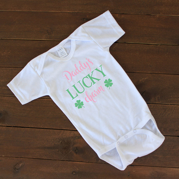 Baby Onesie - "Daddys Lucky Charm"