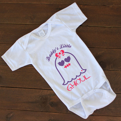 Baby Onesie - "Daddy's Little Ghoul"