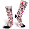 Custom Face Photo Valentines Socks, Face Socks, Valentine Face Socks, Heart Face Socks, Photo Socks. Personalized Picture on a sock. Put your cat, dog, pet, self, loved ones picture on a pair of socks. photo socks are a fun way to showcase a friend, family member, loved one or pet on a sock! Simply, upload a photo and we will do the rest! , Customized Sock, Funny Socks, Socks with Sayings, Gift for Girlfriend, Gift Exchange idea