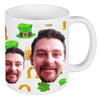 Saint Patrick's Day Face Photo On Mug