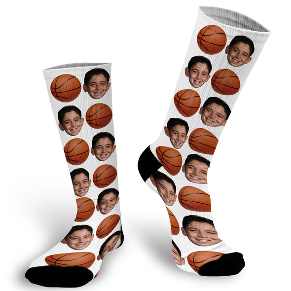 Basketball Face Socks