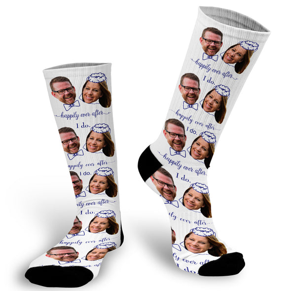 wedding socks, wedding, engagement, engagement gift, photo sock, photo socks, custom photo socks, face sock, face socks, funny socks, picture on sock, stocking stuffer