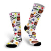 Father's Day Face Socks, Father's Day Socks, Dad Socks, Custom Face Socks, Photo Socks "Best Dad Hands Down"