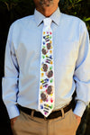 Photo Tie, Father's Day Tie, Dad Tie, Custom Tie, Personalized Tie "Best Dad Hands Down"