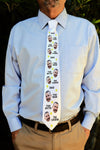 Photo Tie, Father's Day Tie, Dad Tie, Custom Tie, Personalized Tie "Man Myth Legend"